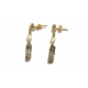 Saturn Jasper and Freshwater Pearl Earrings